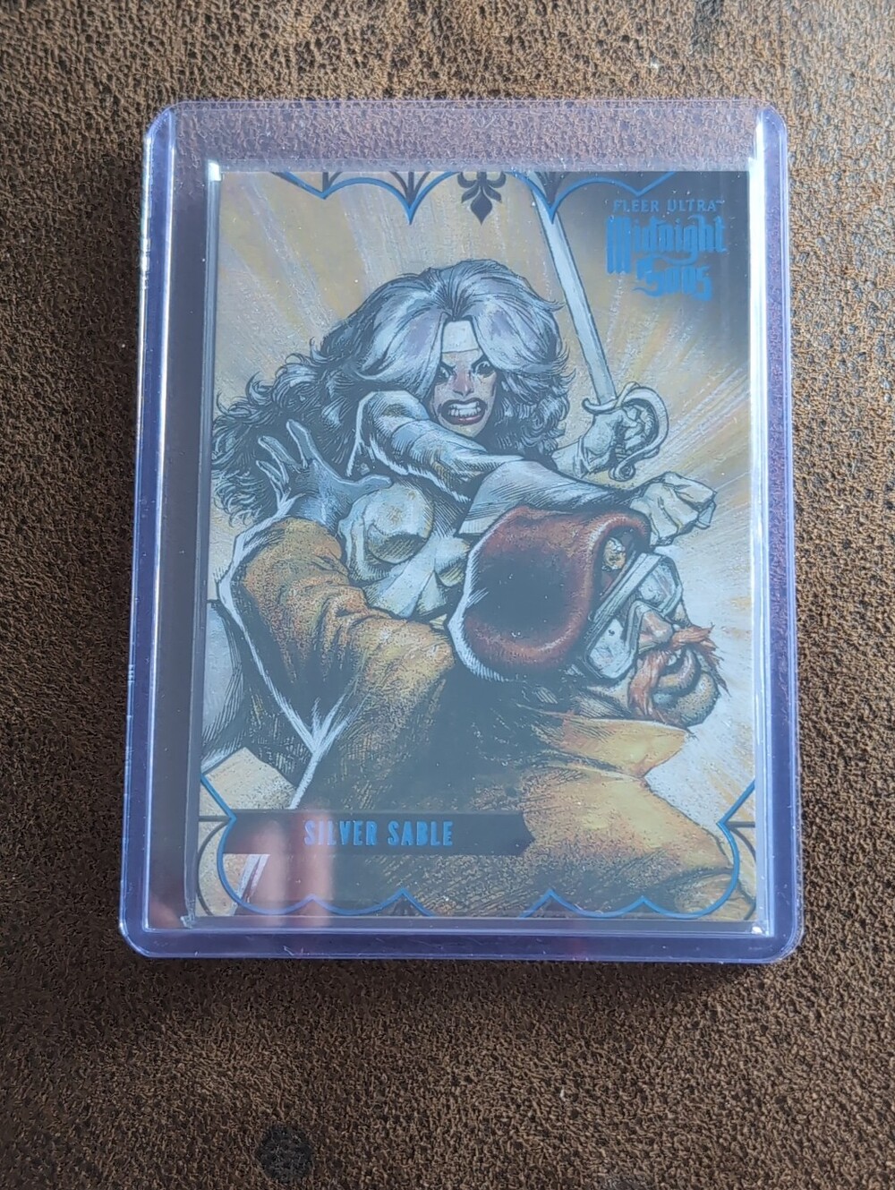 🍁Fleer Ultra Midnight Sons Silver Sable Base Blue /180